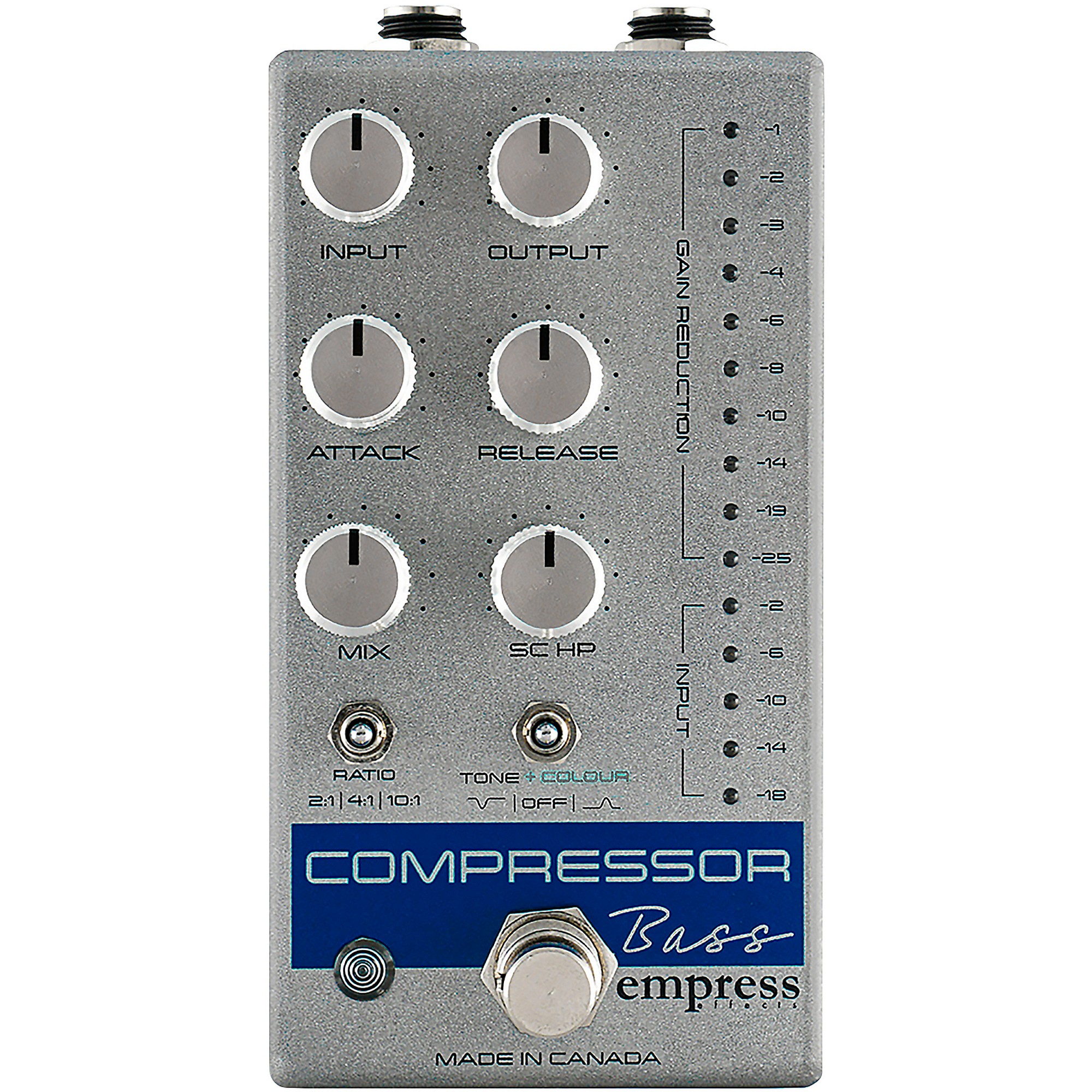 Empress Effects Bass Compressor Pedal Silver | Guitar Center