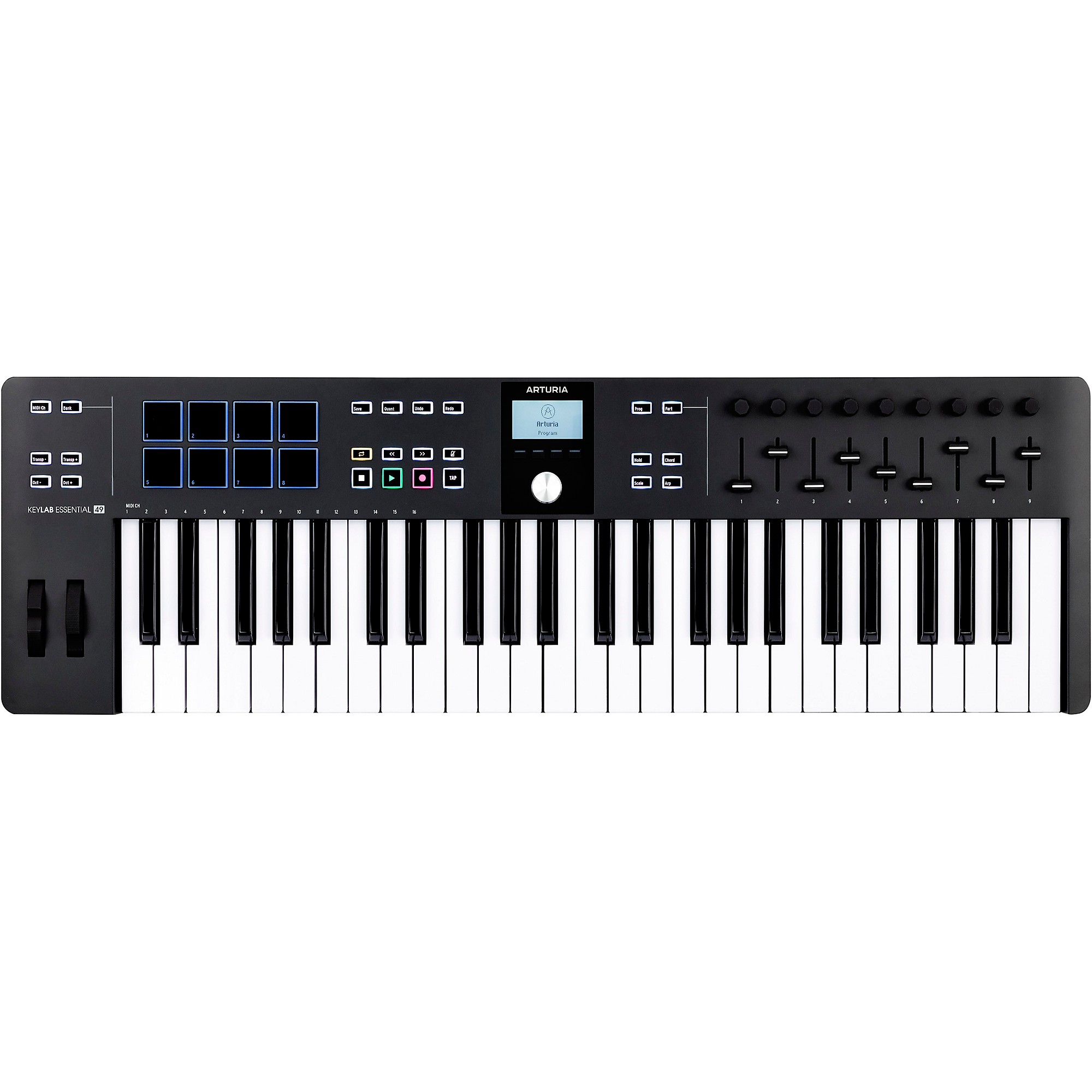 Arturia KeyLab Essential 49 mk3 MIDI Keyboard Controller - Black