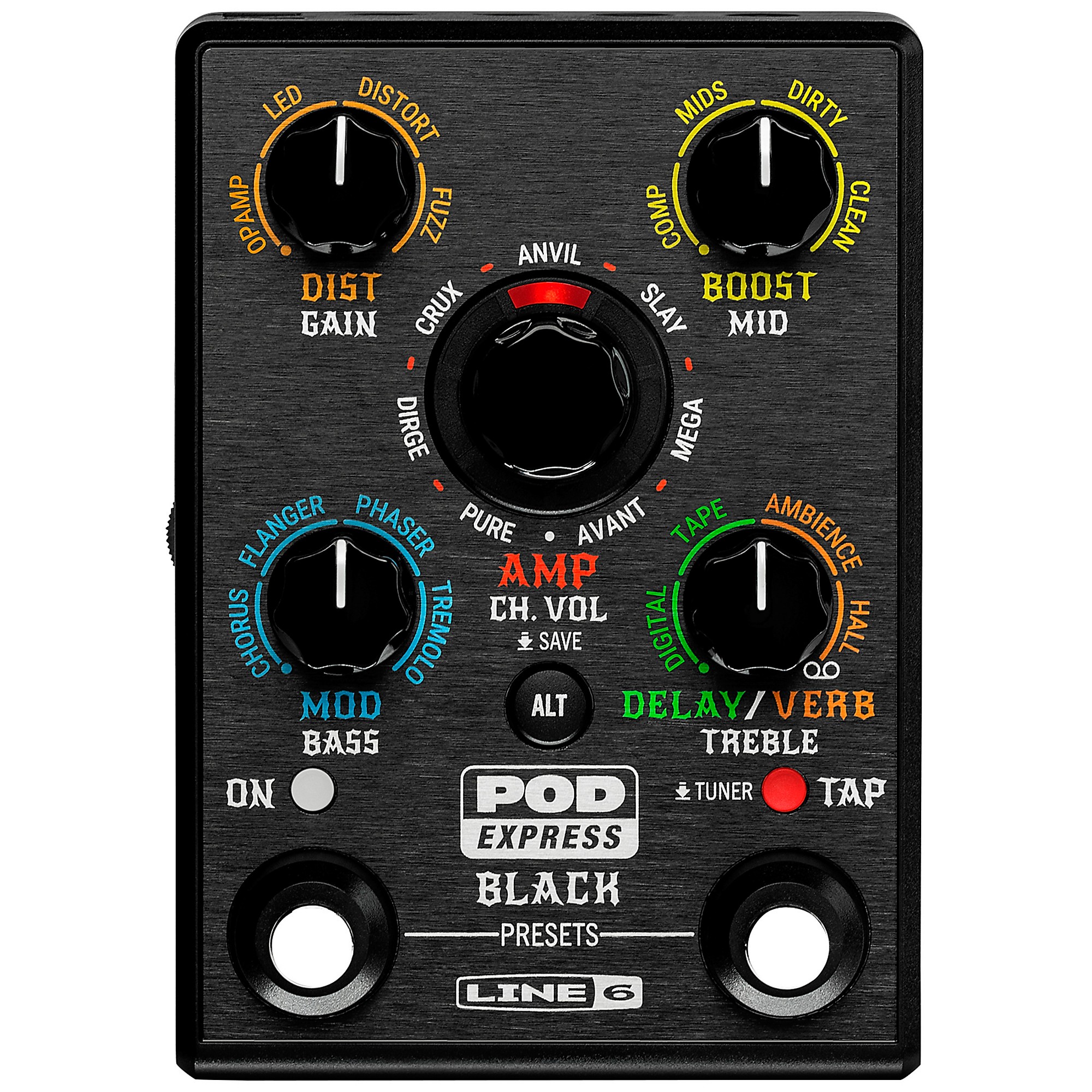 Line 6 POD Express Black Guitar Effects Pedal | Guitar Center