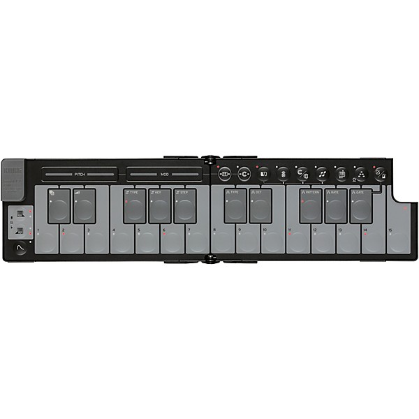 KORG nanoKEY Fold Foldable MIDI keyboard Black | Guitar Center