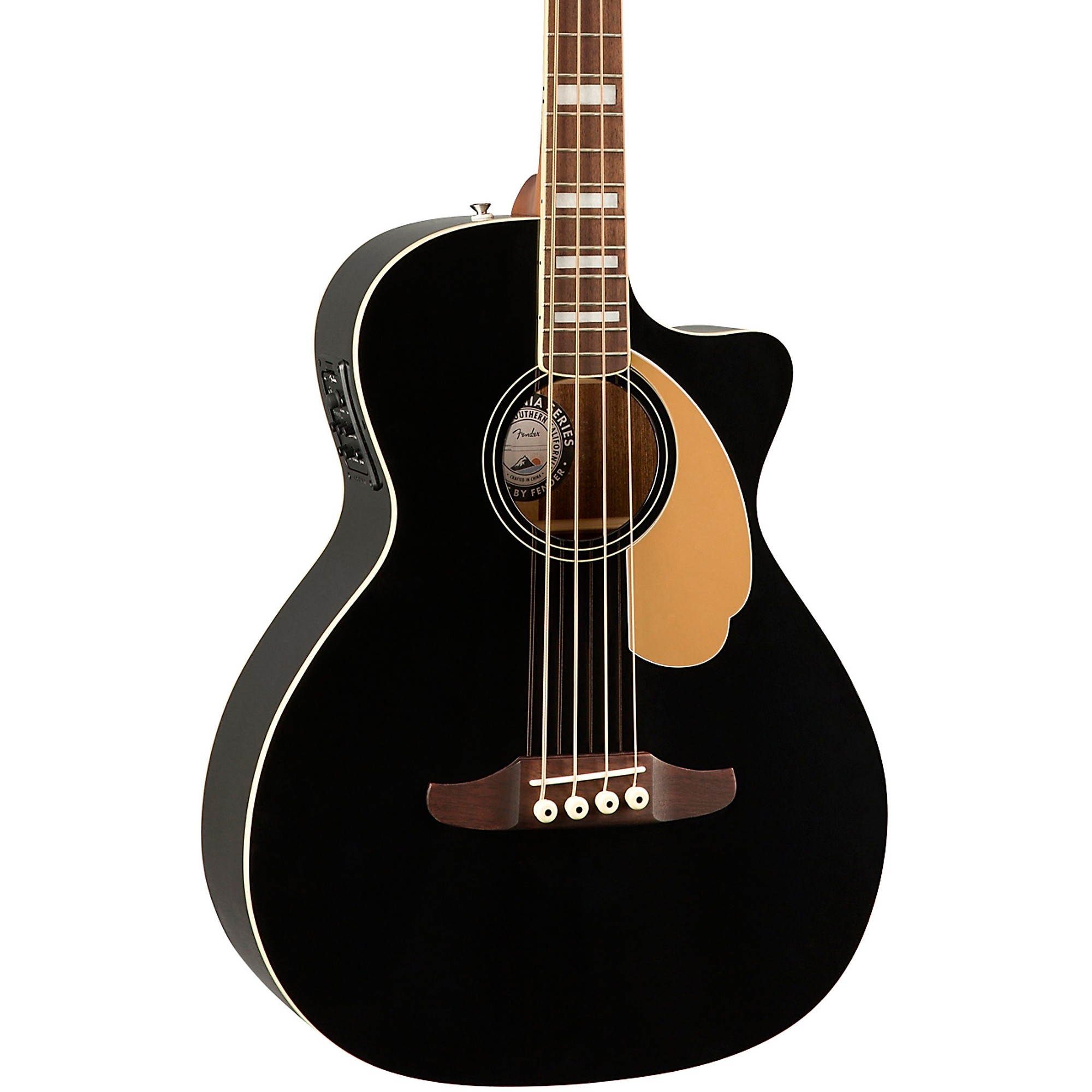 Fender Kingman V2 Acoustic-Electric Bass Guitar - Black | Guitar
