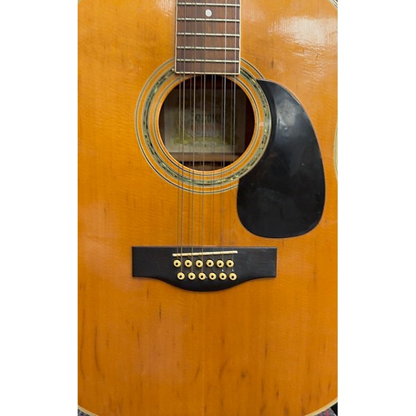 Vintage Suzuki 1970s F250 12 String Acoustic Guitar Worn Natural