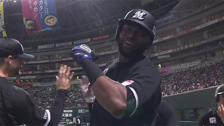 ポランコの4号3ランで先制！「逃さずにしっかり打ち返すことができたん