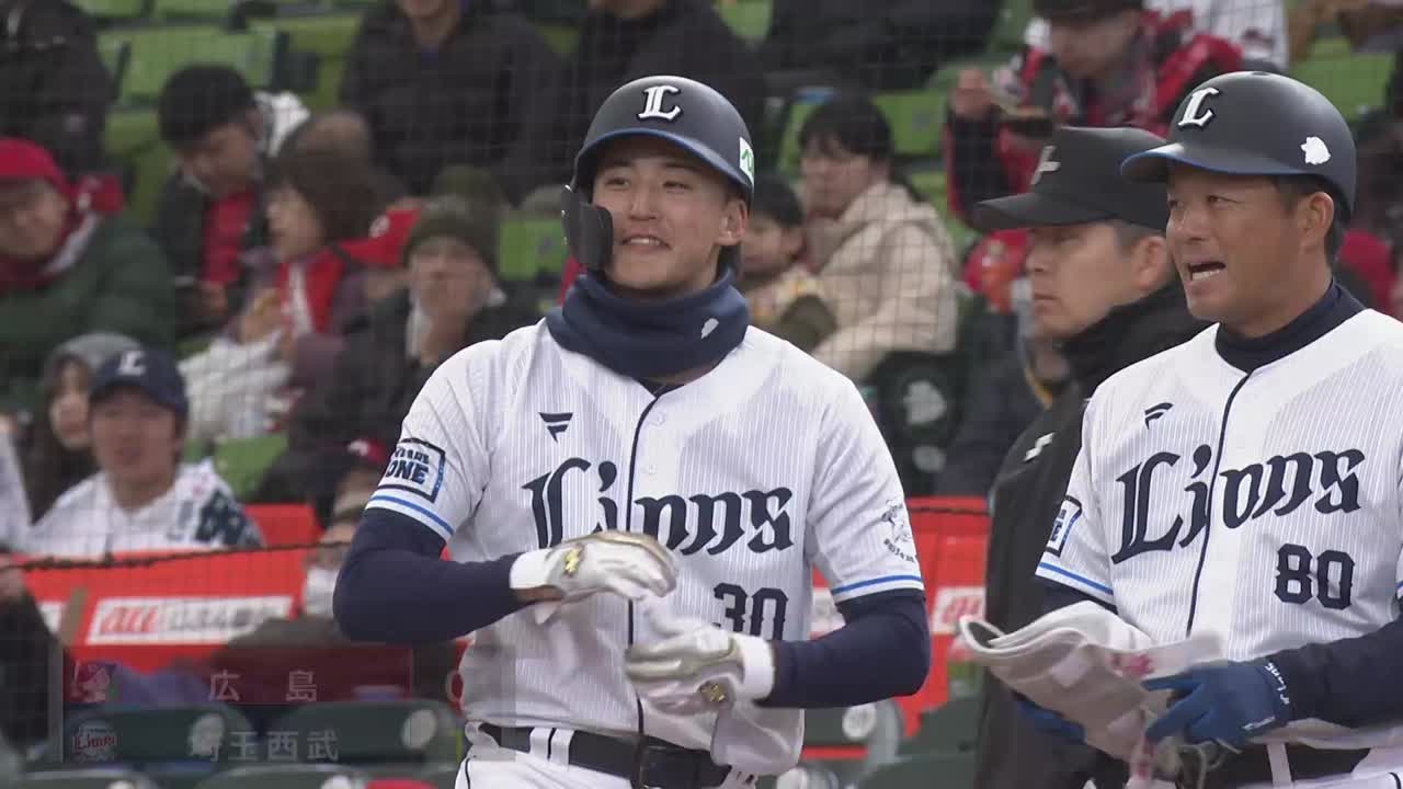 元山飛優が先制タイムリー＆犠飛で2打点 10得点＆完封で獅子快勝｜パ