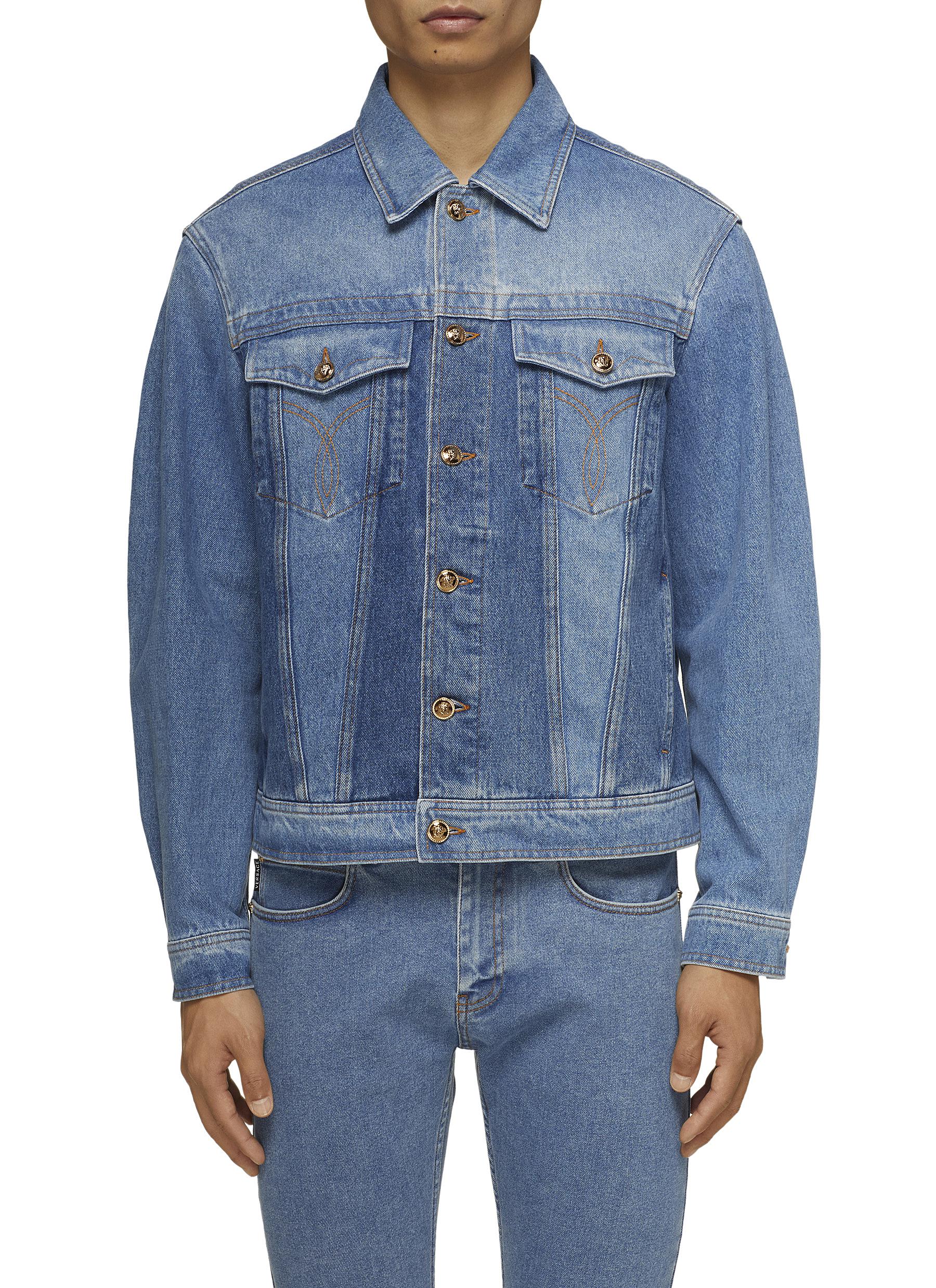 VERSACE | Gianni Versace signature embroidered denim jacket | Men
