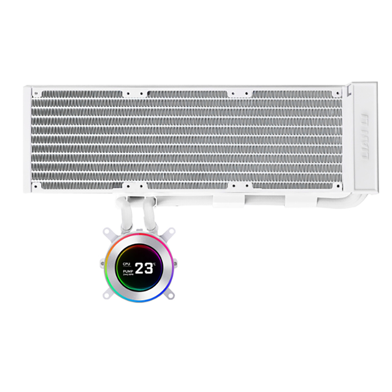 Lian Li Hydroshift II LCD-C 360N Fanless (white) - CPU fan - LDLC