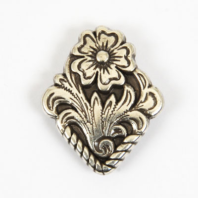 コンチョ（花からくさダイヤ）ネジ式 | レザークラフト・ドット