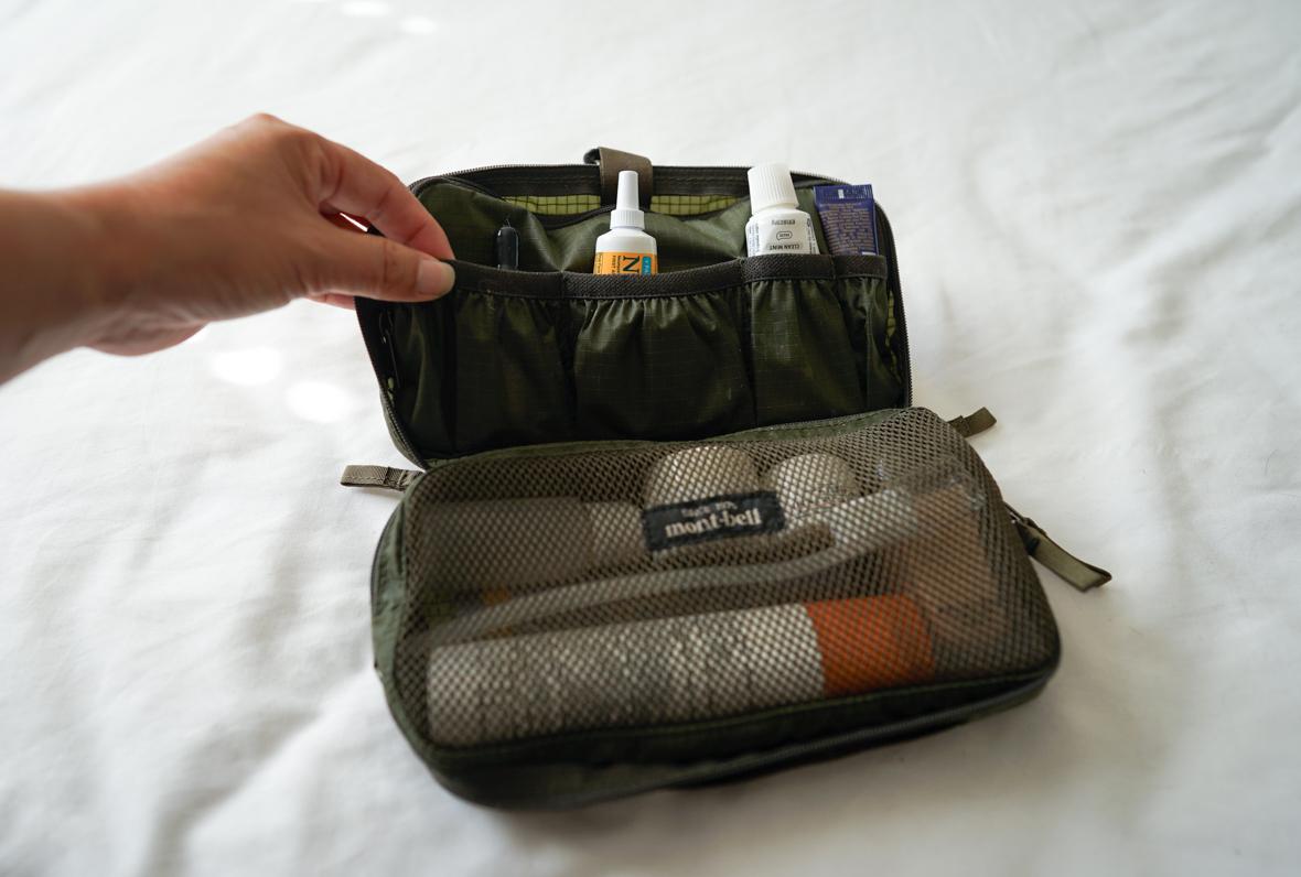 モンベルのトラベルキットパック。毎年1回は大きい旅行に行く私に