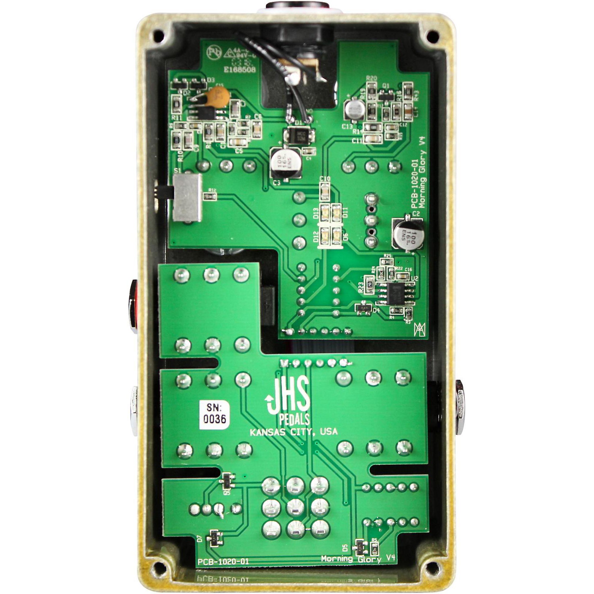 JHS Pedals Morning Glory V4 Overdrive Guitar Effects Pedal | Music