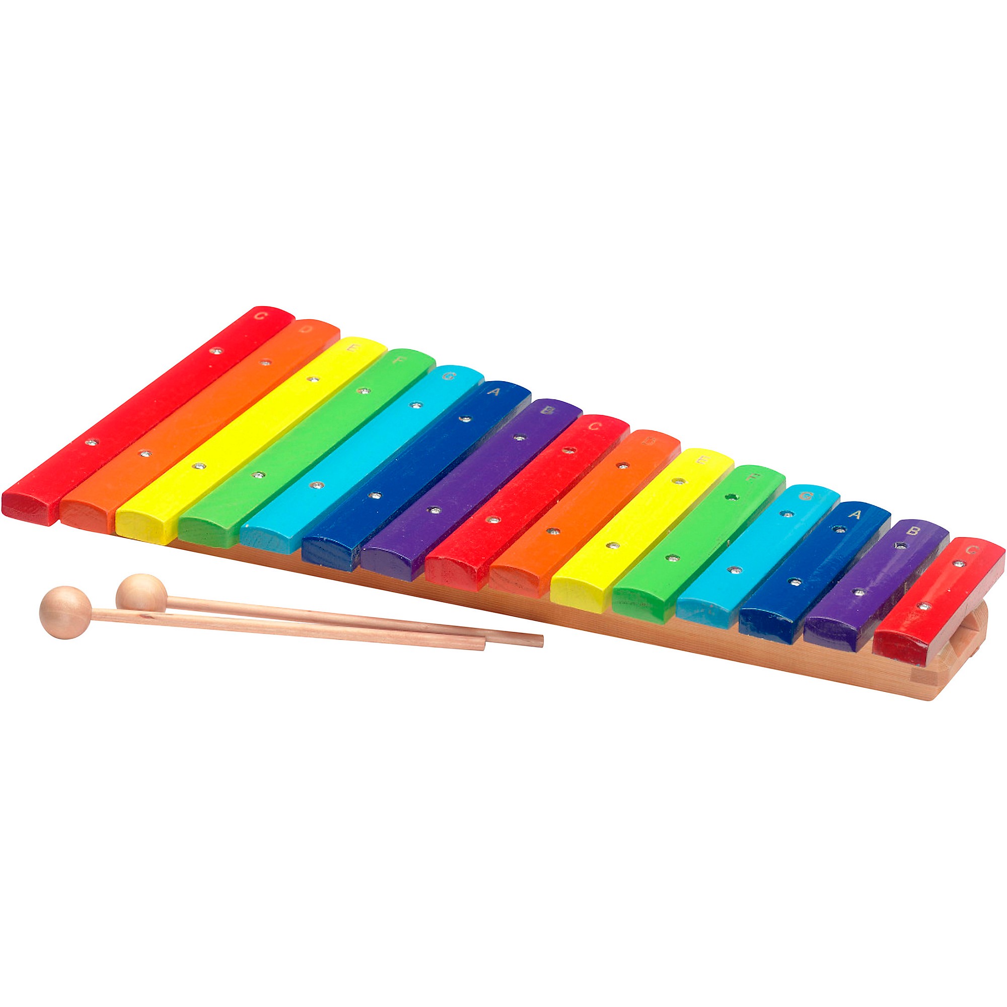 Stagg 2 Octave Rainbow Xylophone, 15Keys, C-C | Music & Arts