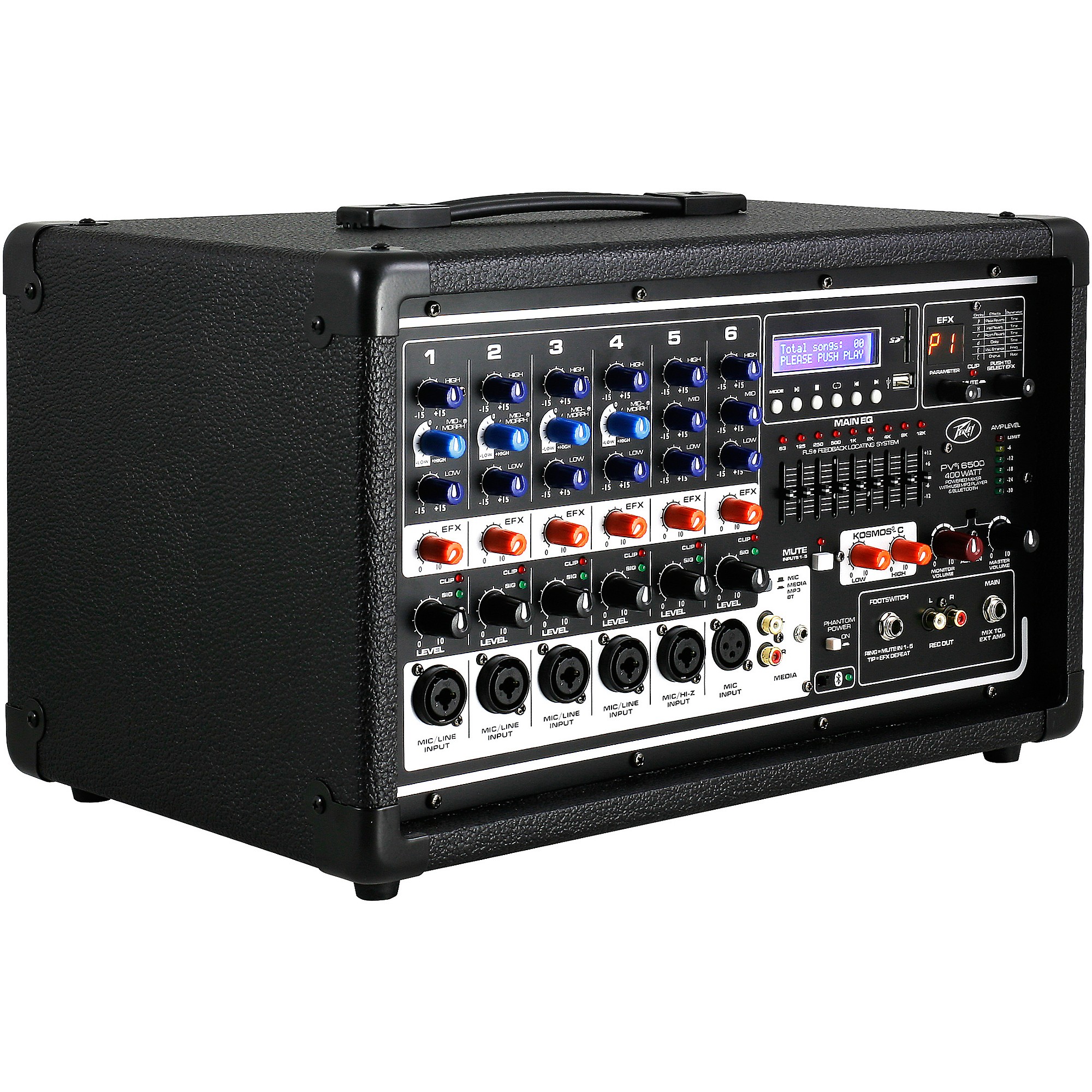 Peavey PVi 6500 6-Channel 400W Powered PA Head With Bluetooth and
