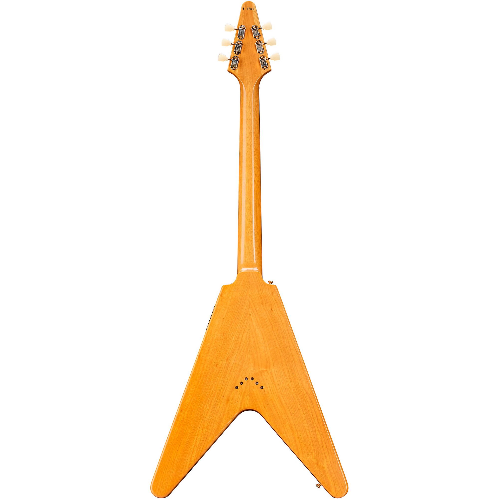 Gibson Custom 1958 Korina Flying V Black Pickguard Electric Guitar