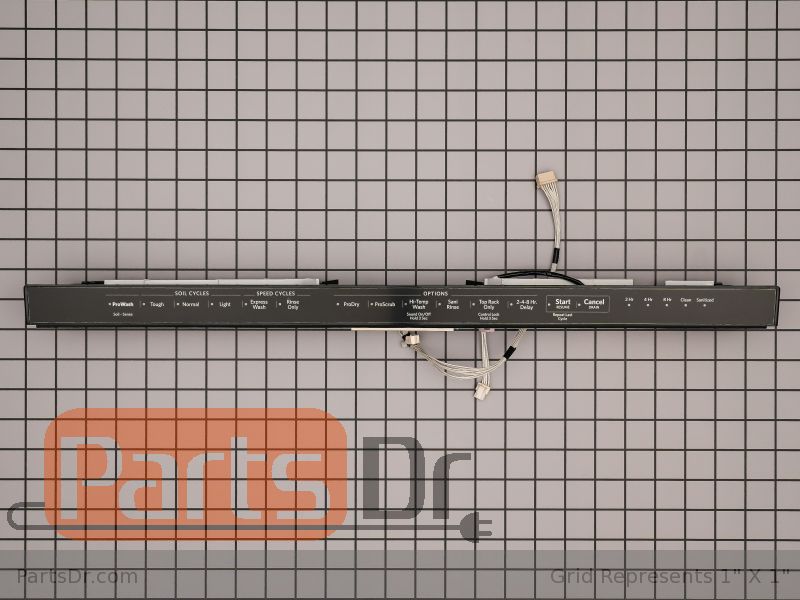 W10803367 - KitchenAid Touchpad Control Panel (Black) | Parts Dr