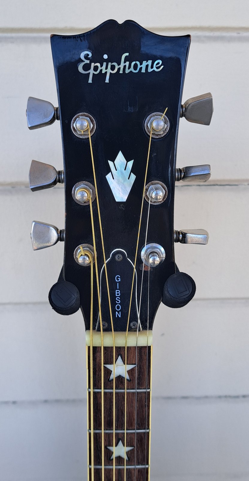 EPIPHONE SQ-180 ACOUSTIC ELECTRIC GUITAR 1990S (NO PICKGAURD)