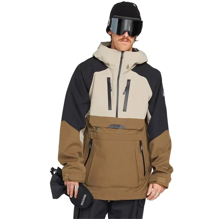 Volcom Brighton Pullover Jacket - Dark Khaki