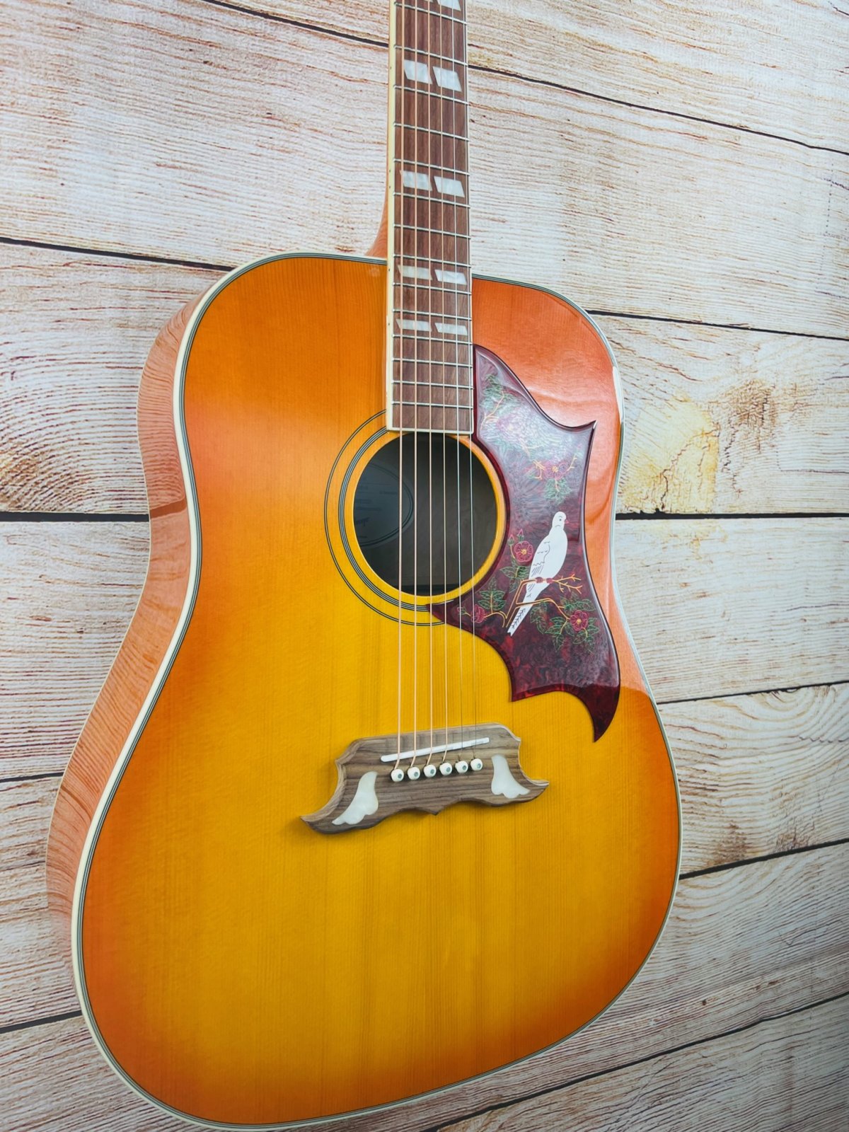 Epiphone Dove PRO Acoustic-Electric Guitar, Violinburst - 1