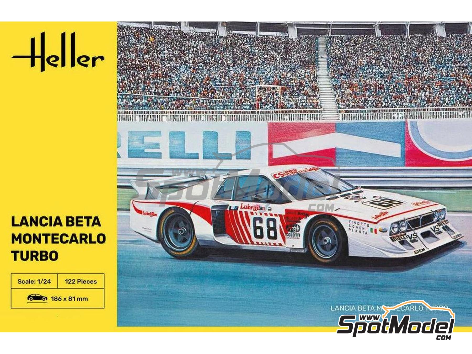 Heller 80741: Car scale model kit 1/24 scale - Lancia Beta