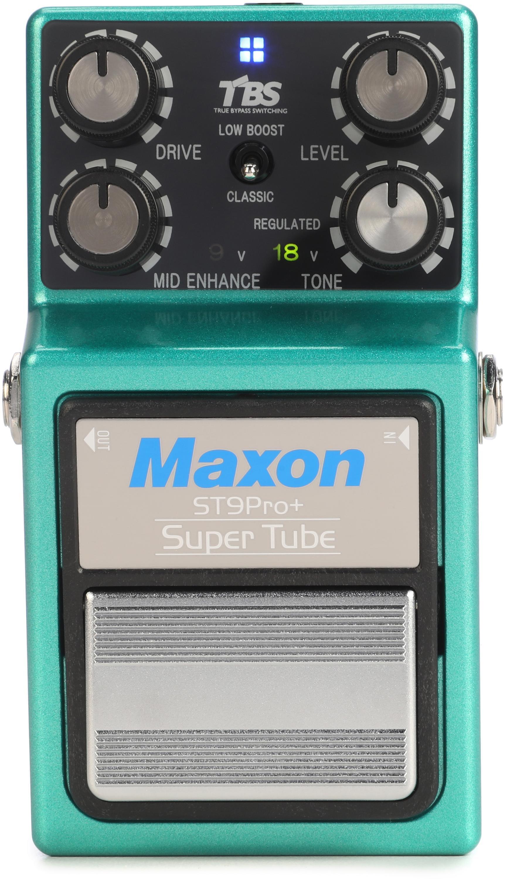Maxon ST-9 Pro+ Super Tube Overdrive Pedal | Sweetwater