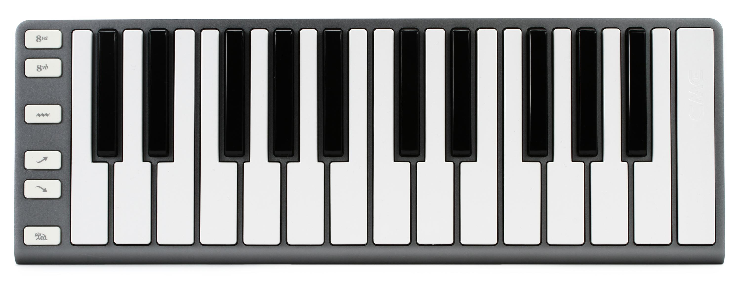 CME Xkey 25-key Mobile Keyboard Controller - Space Gray | Sweetwater