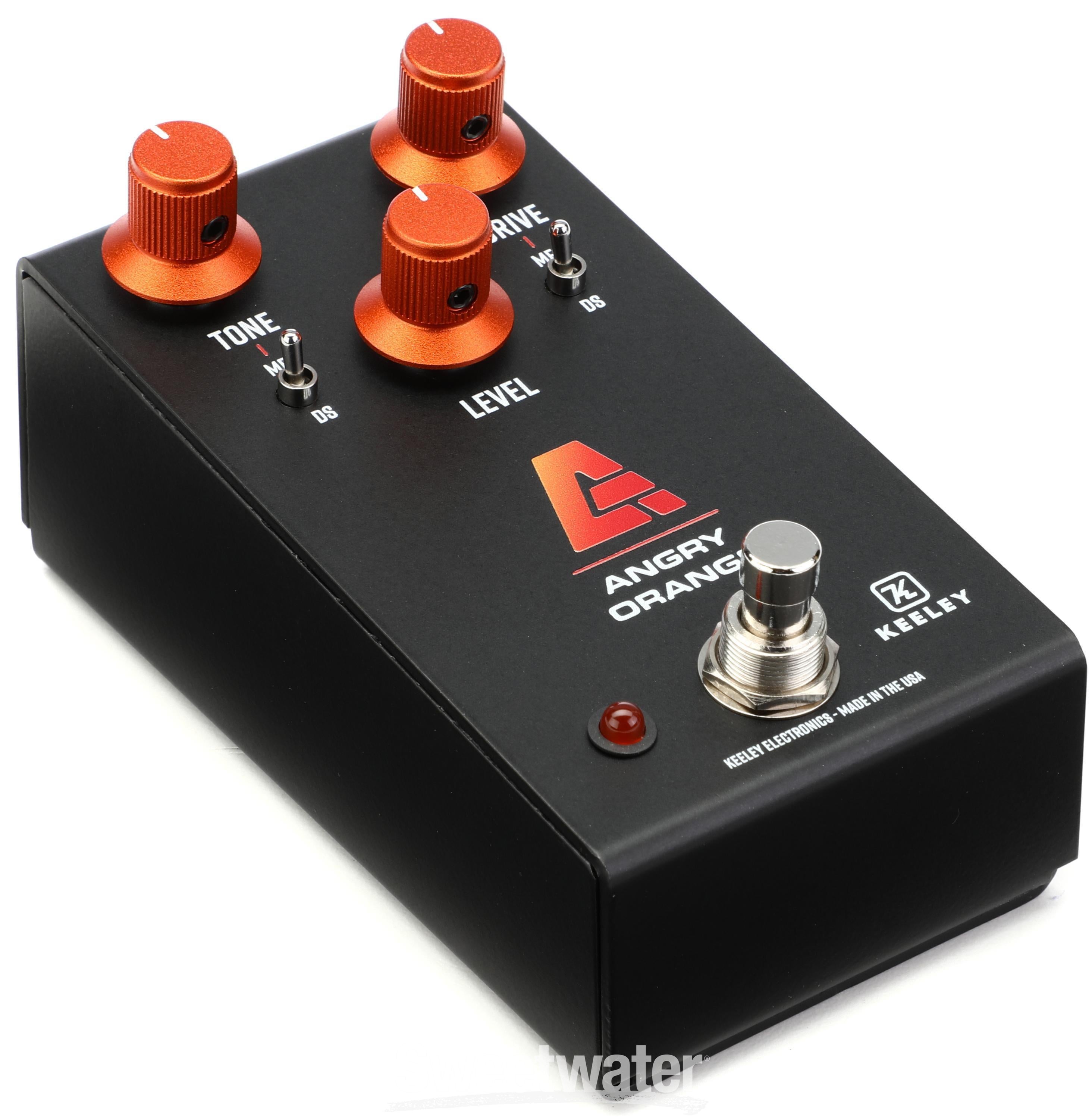 Keeley Angry Orange Distortion and Fuzz Pedal Reviews | Sweetwater