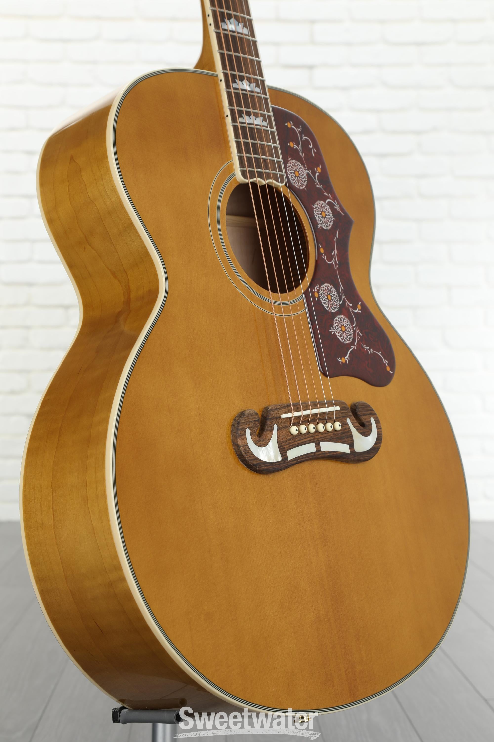 Epiphone J-200 Acoustic Guitar - Aged Natural Antique Gloss