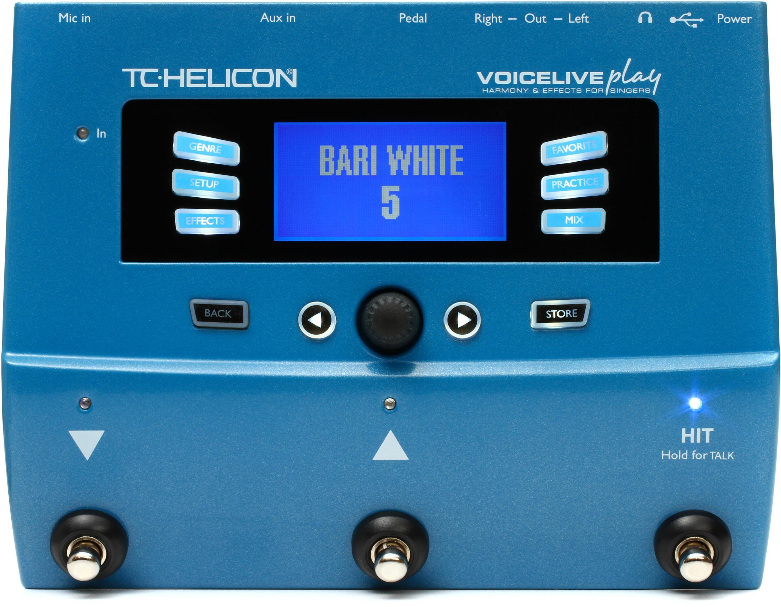 TC-Helicon VoiceLive Play Vocal Harmony and Effects Pedal | Sweetwater