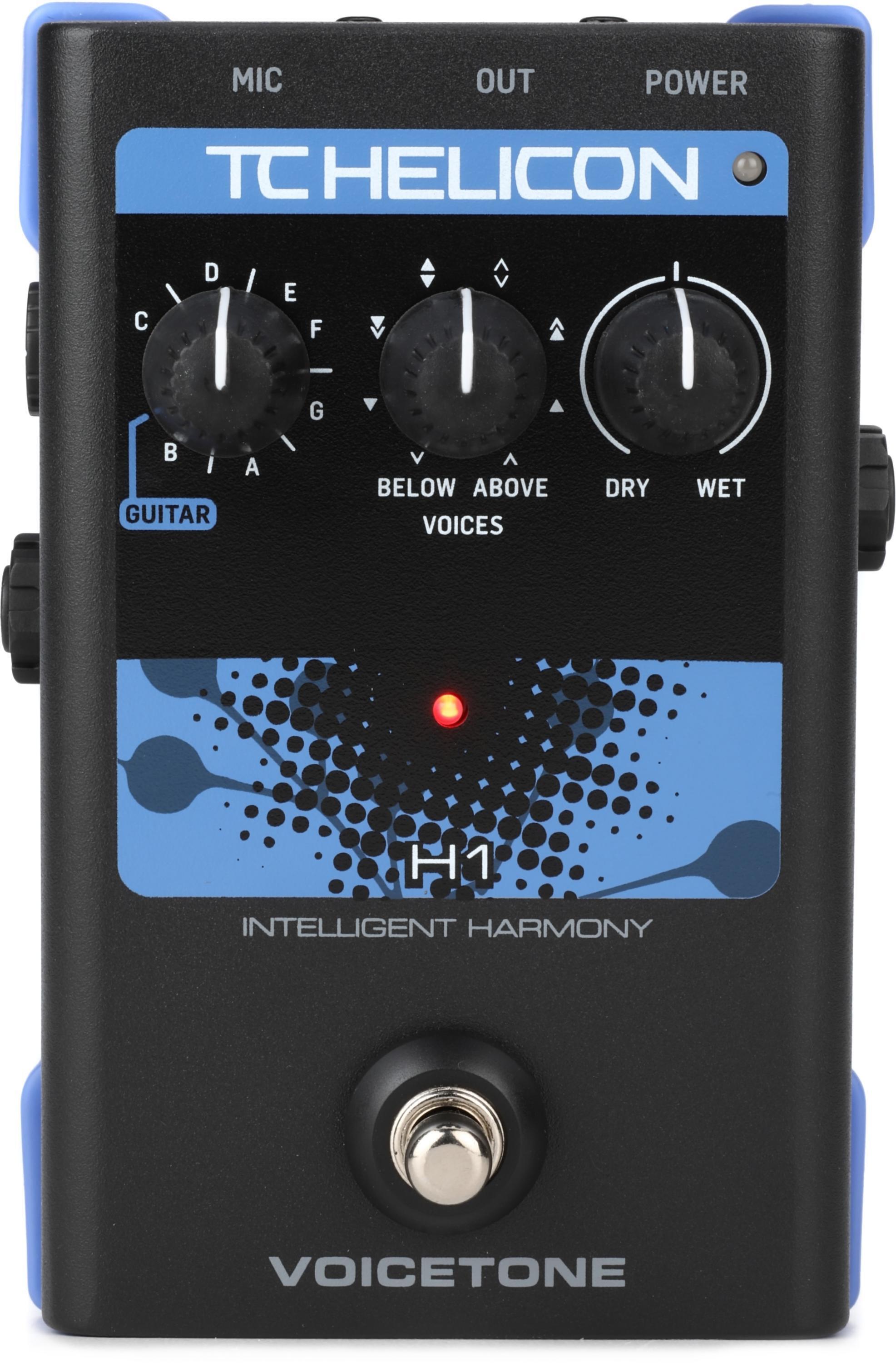TC-Helicon VoiceTone T1 Vocal Tone and Dynamics Effects Pedal