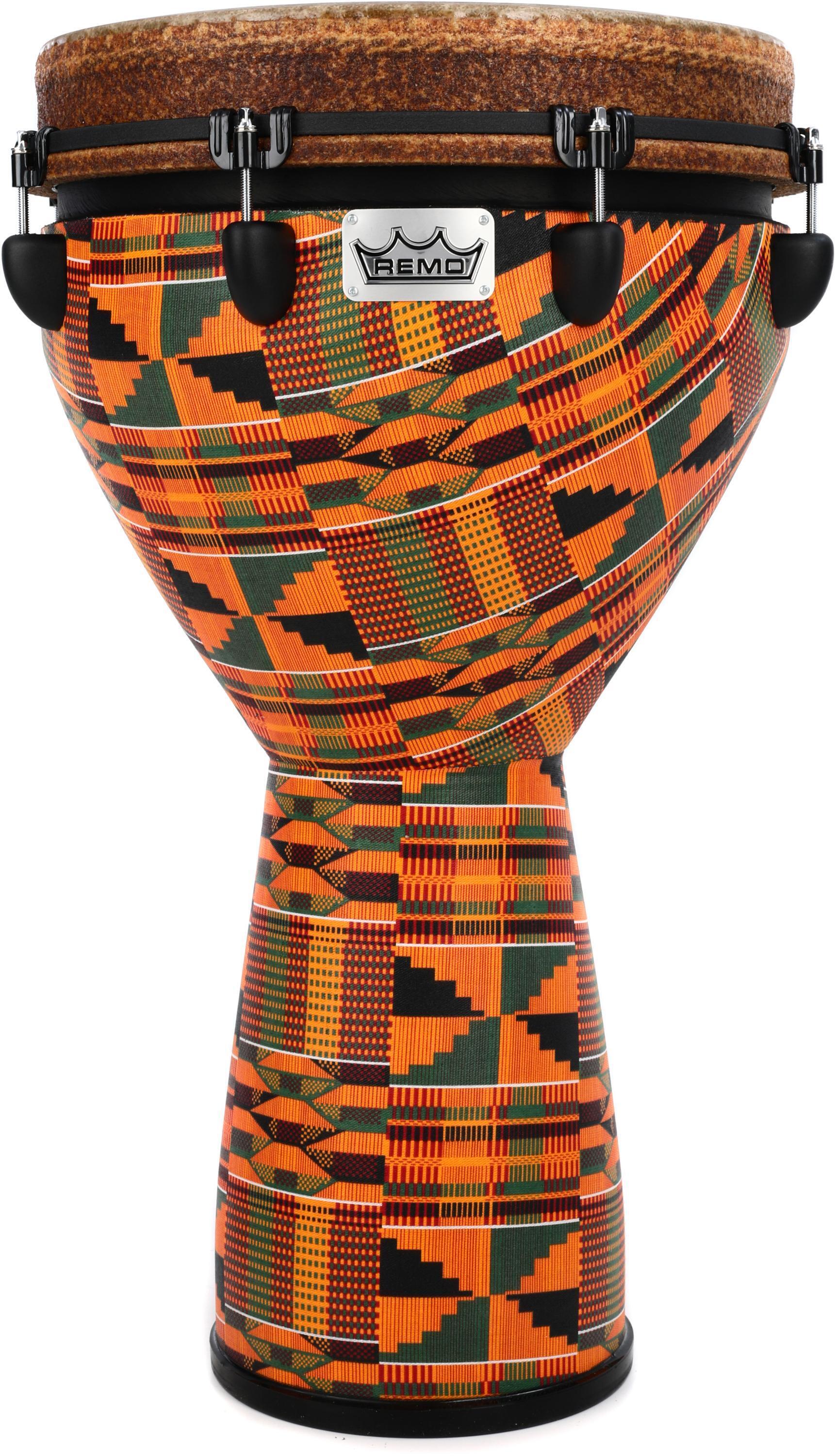 Remo Mondo Key-Tuned Djembe - 14x25-inch - Kintekloth Finish
