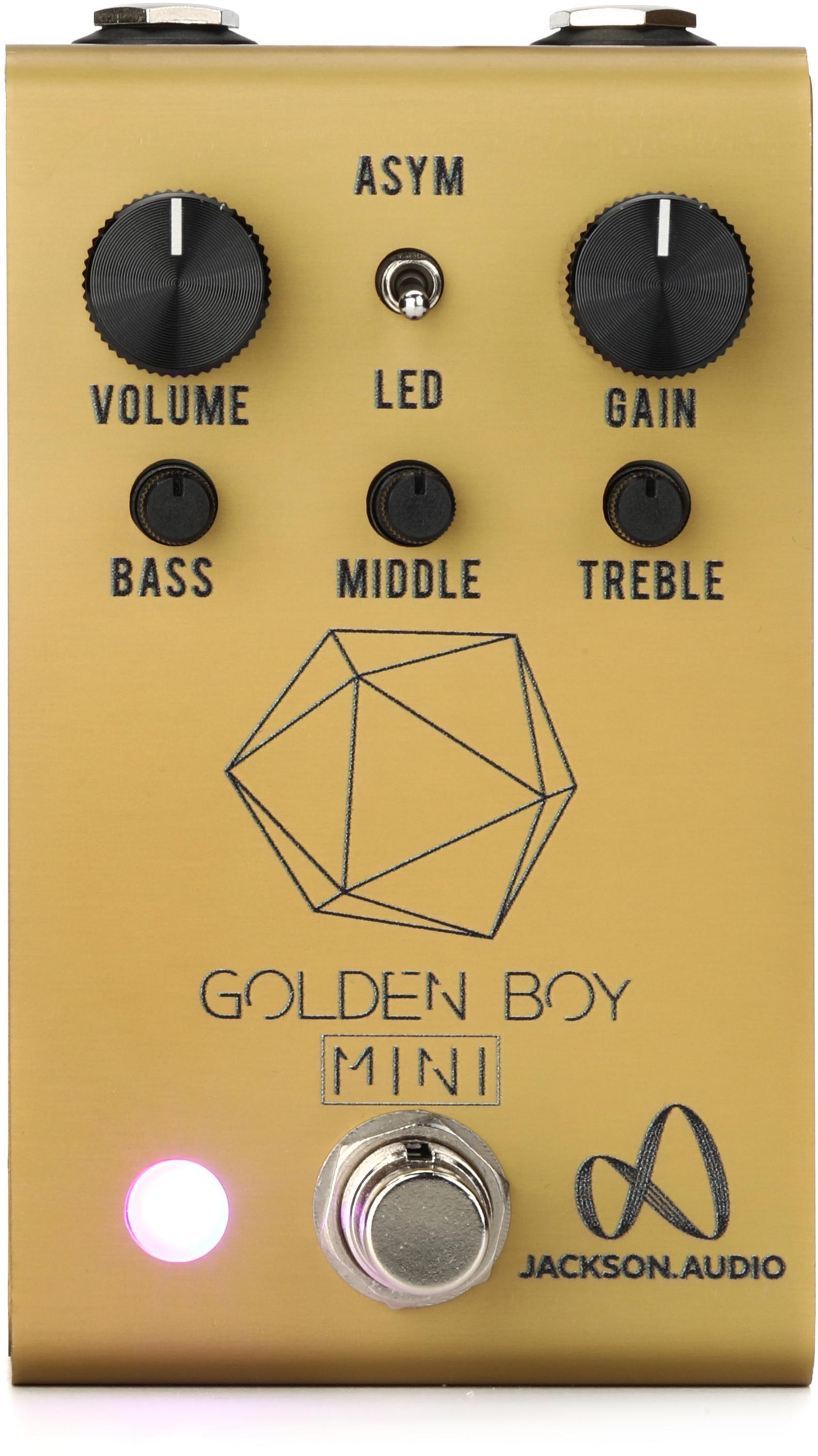 Jackson Audio Golden Boy Mini Overdrive Pedal - Gold | Sweetwater