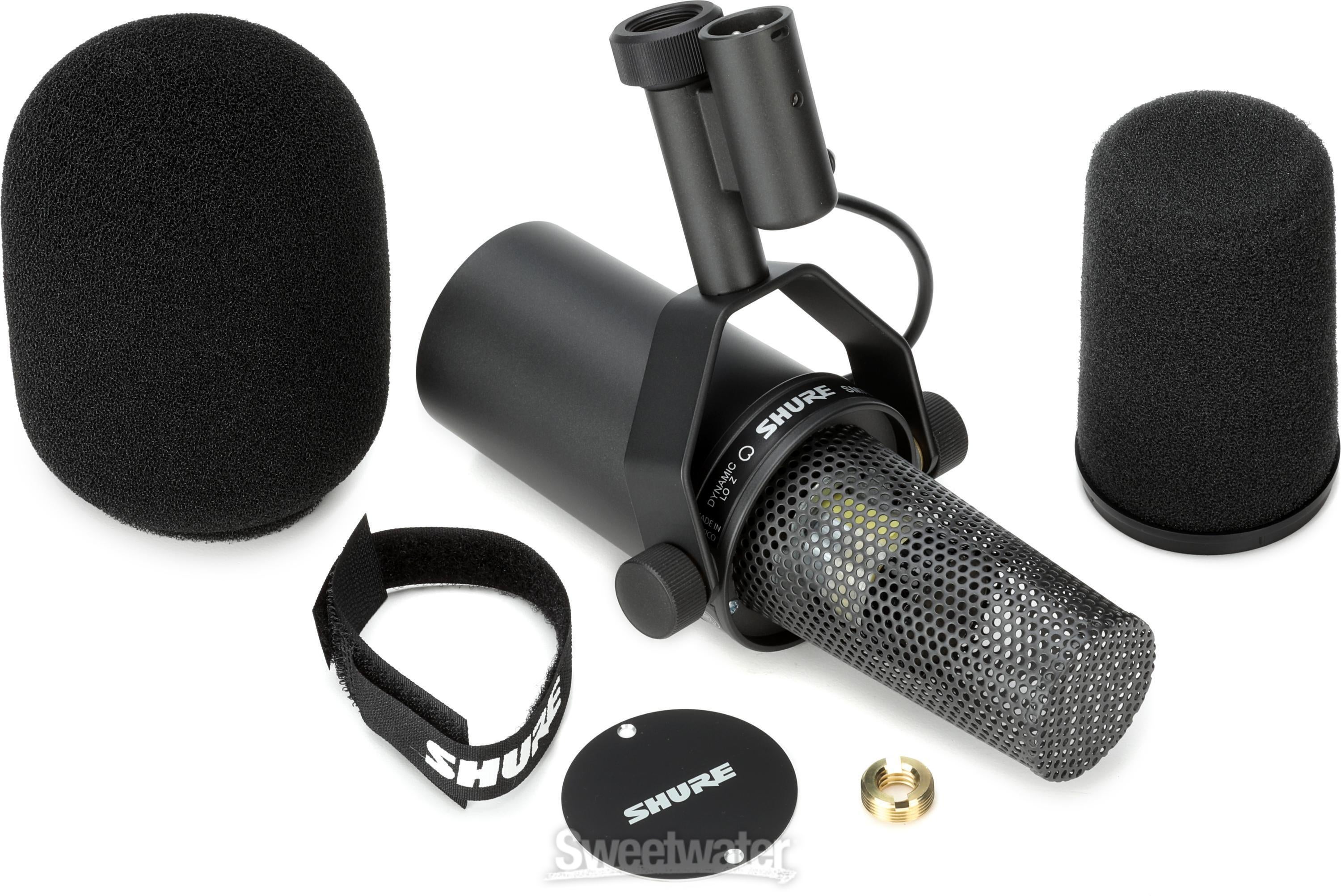 Shure SM7B Dynamic Cardioid Vocal Microphone | Sweetwater