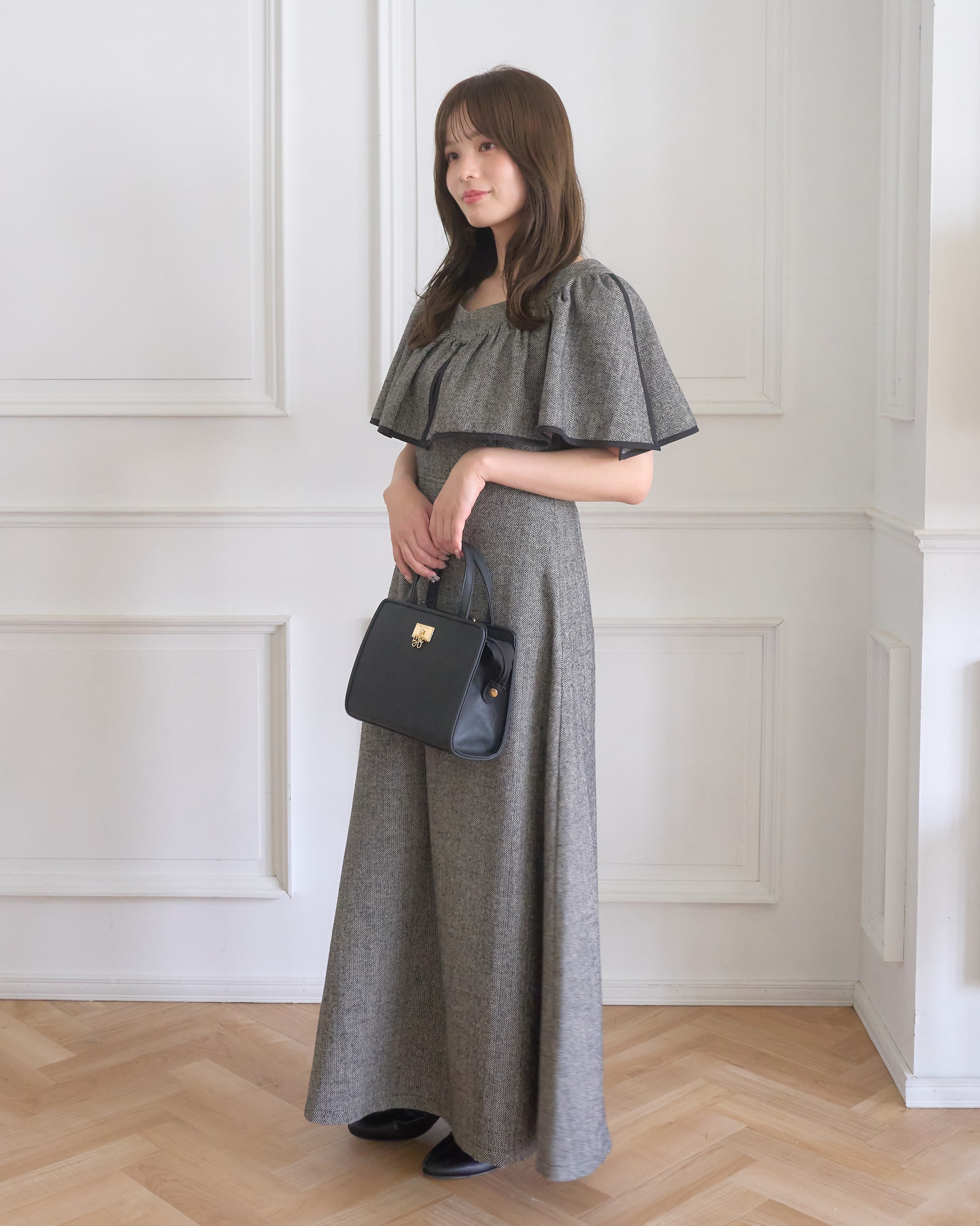 ヘリンボーンワンピース｜MELLOWNEON (メロウネオン) 公式サイト