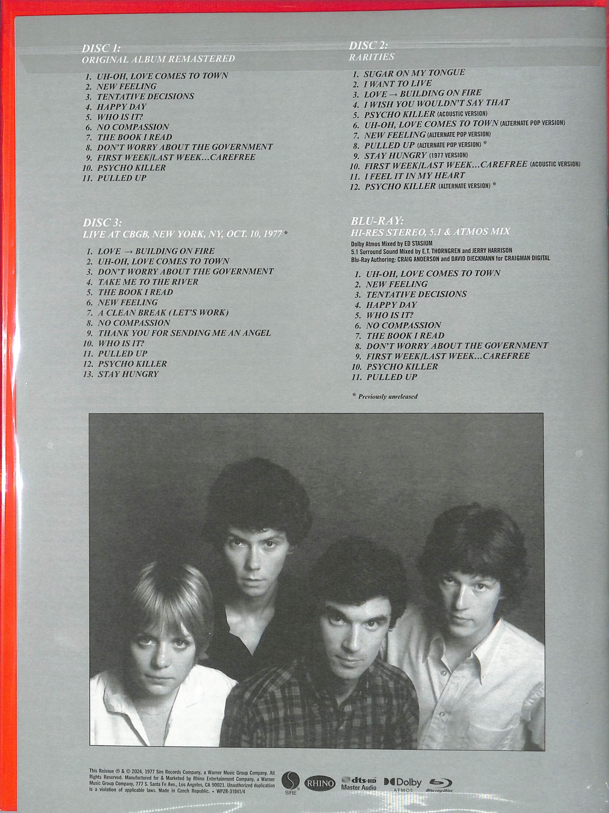 芽瑠璃堂 ＞ トーキング・ヘッズ 『サイコ・キラー'77 (Super Deluxe