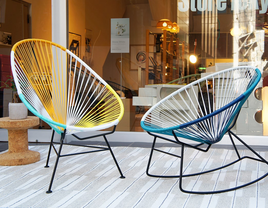 送料込】モデルルーム展示品 メトロポリタン アカプルコチェア 込