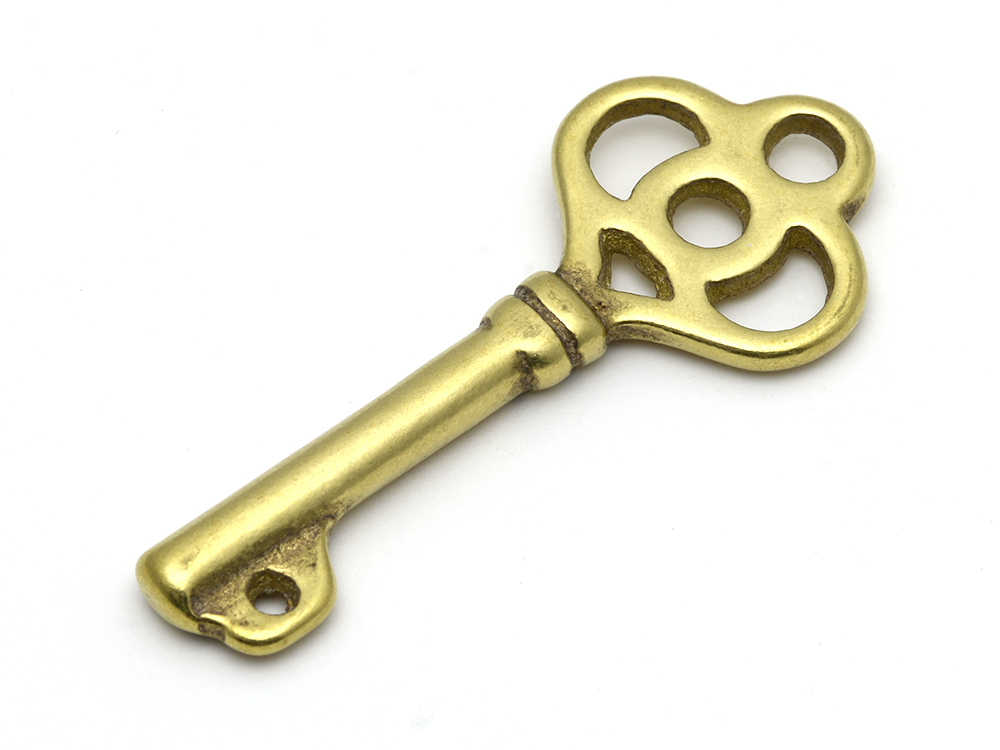 真鍮製 カギ型 KA-337 NO.40406 引掛留め、ウォレットチェーン、バッグ