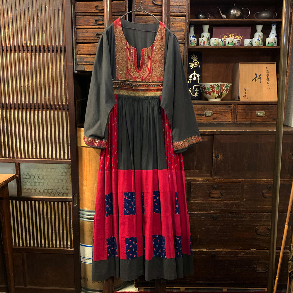 ヴィンテージ アフガンワンピース 1970's | 中目黒古着屋 minca - みん