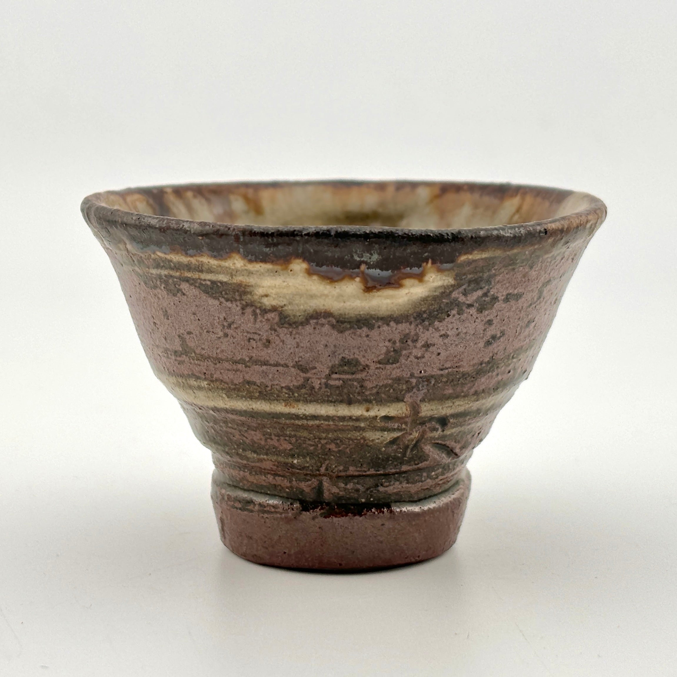 Kanegon人間国宝 金城次郎 ぐい呑 栞 共箱 美品 やちむん 壺屋焼