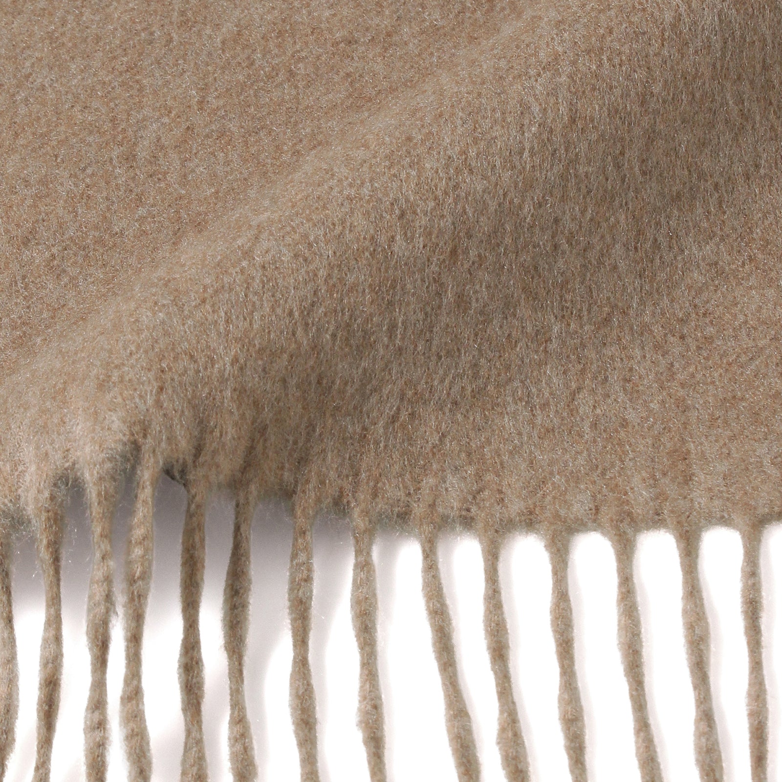 干場別注カラー】100%シルクストール キャメル TESSITURA DI NOVARA製