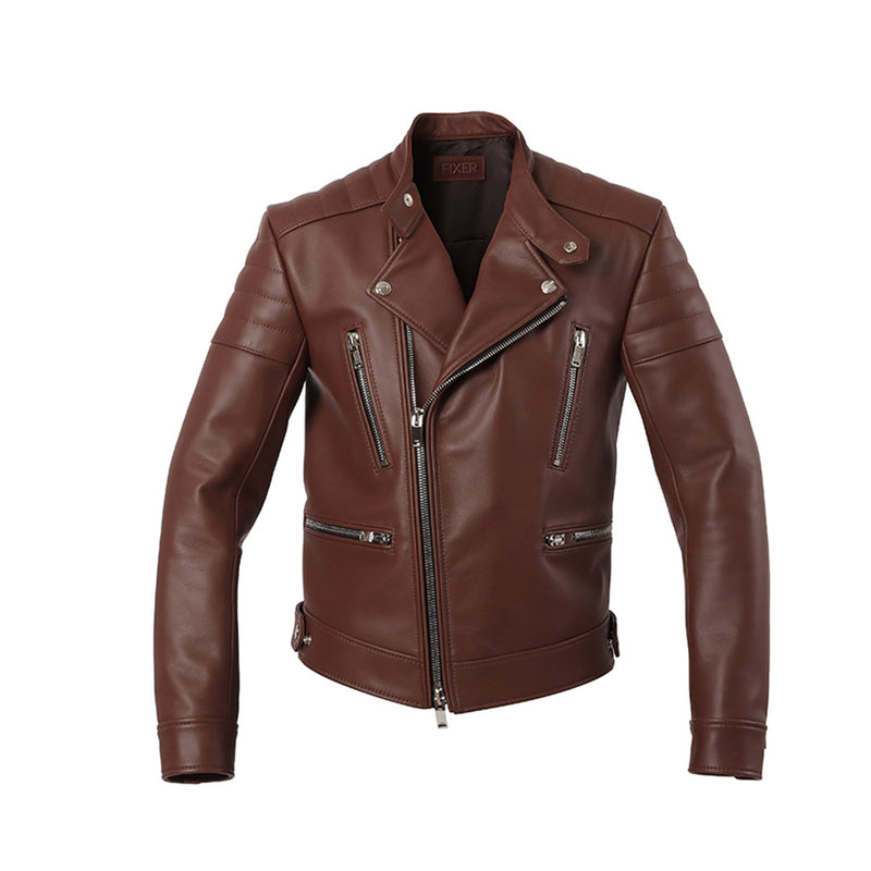 F7 セミダブルライダース カウレザー ブラウン – MINIMAL WARDROBE