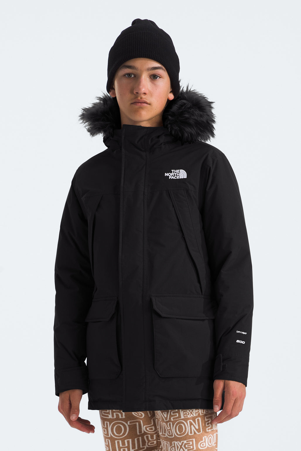 Boys Jacket North Face Mcmurdo Parka Black – Mini Ruby