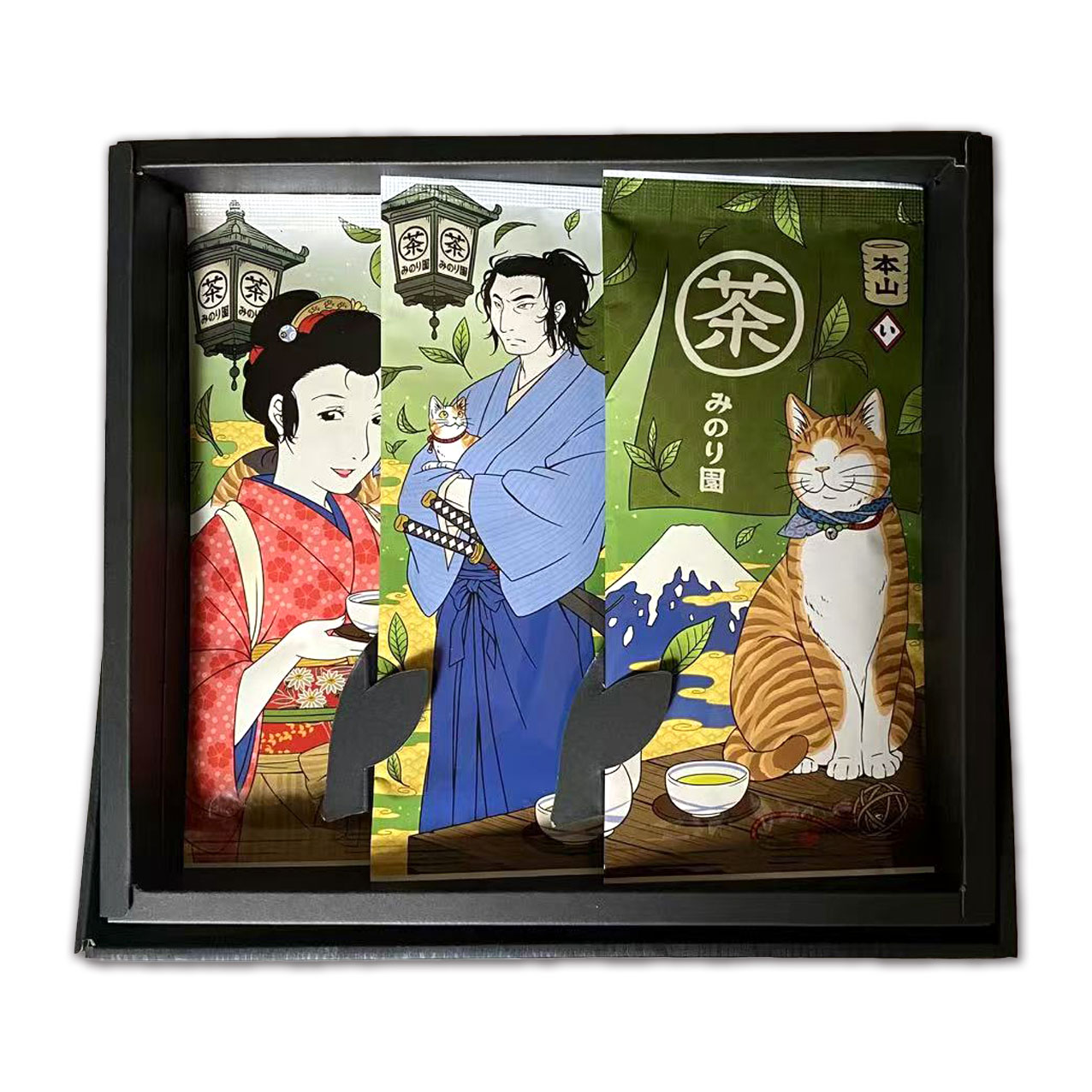 静岡三大銘茶ギフトセット 猫茶屋《駿河》