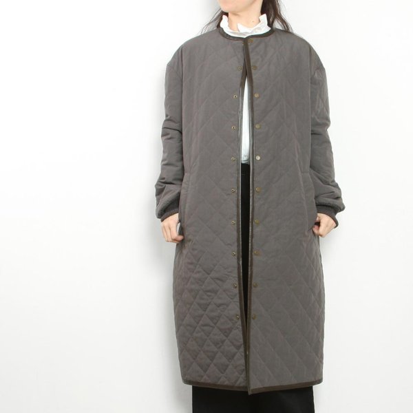 evam eva[エヴァムエヴァ]padding hooded long coat E213T166