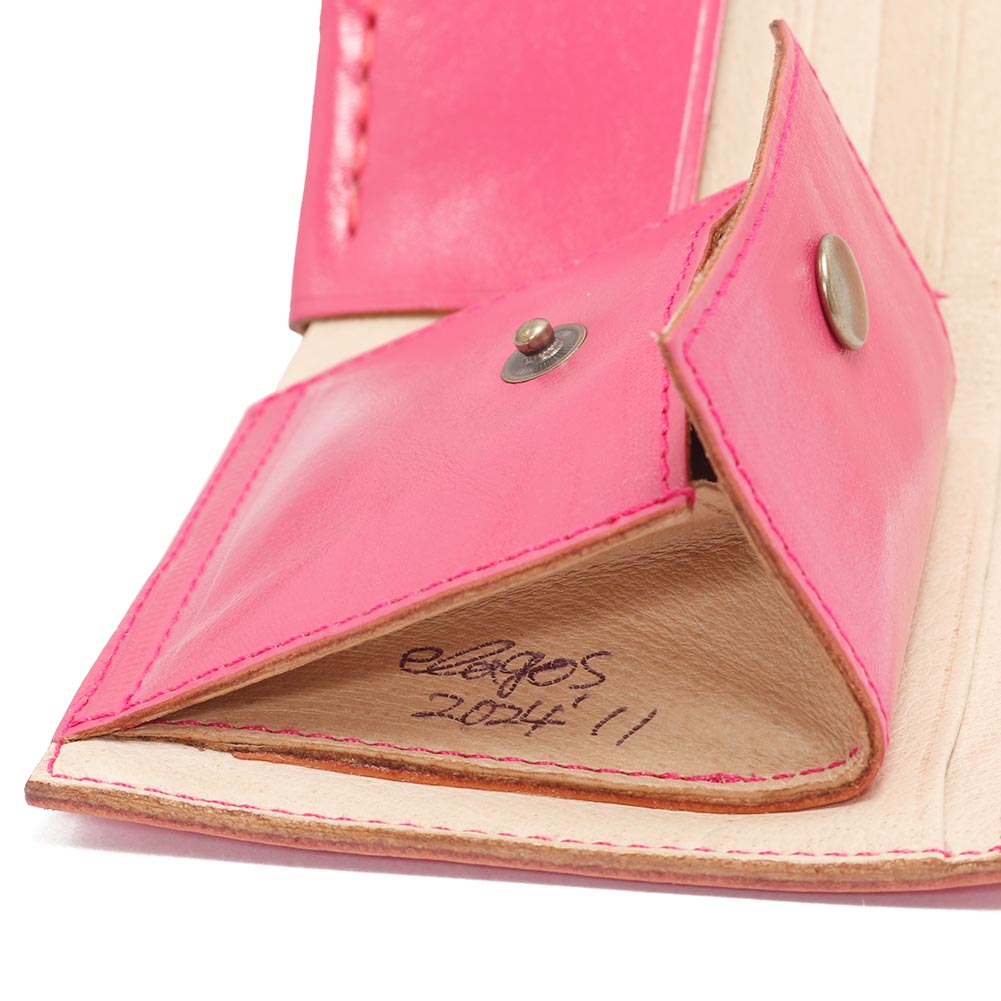 eb・a・gos[エバゴス]二つ折りサイフ シャイニー（ステッチ） 34630