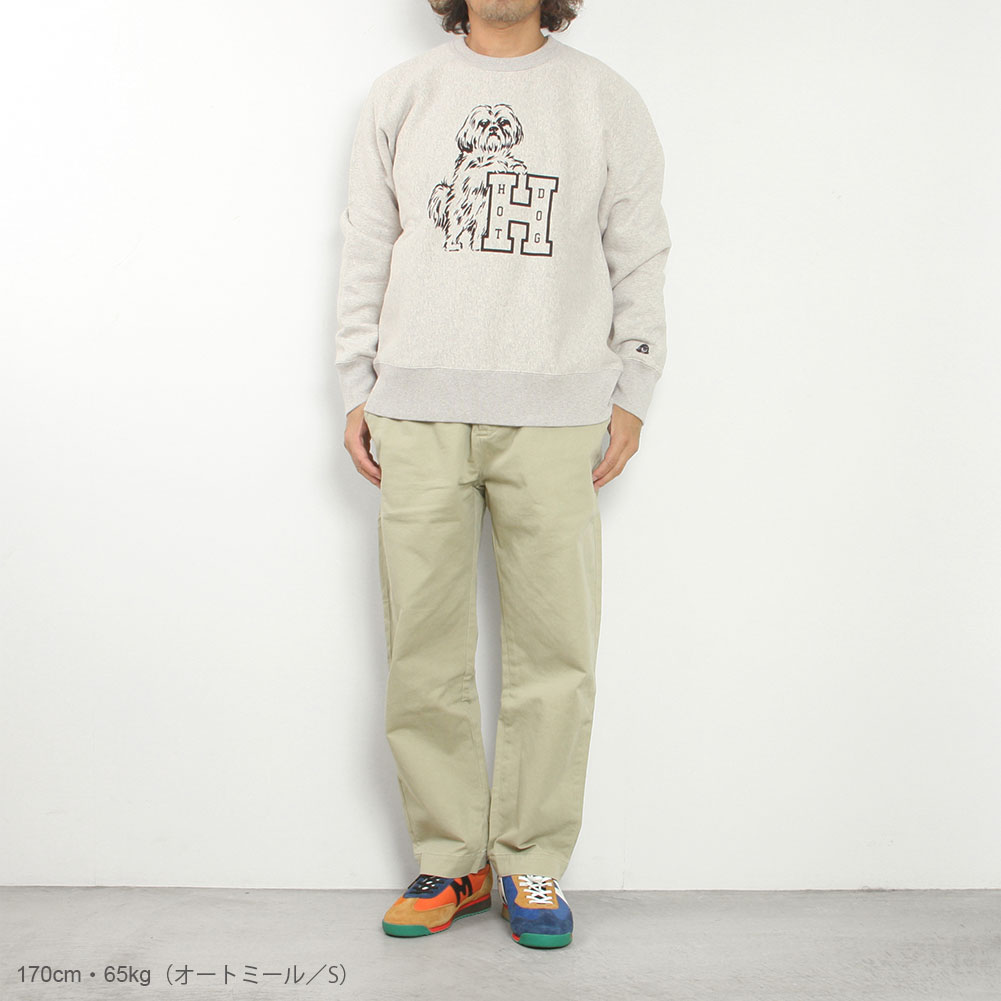 TACOMA FUJI RECORDS[タコマフジレコード]HOT DOG VINTAGE SWEAT SHIRT