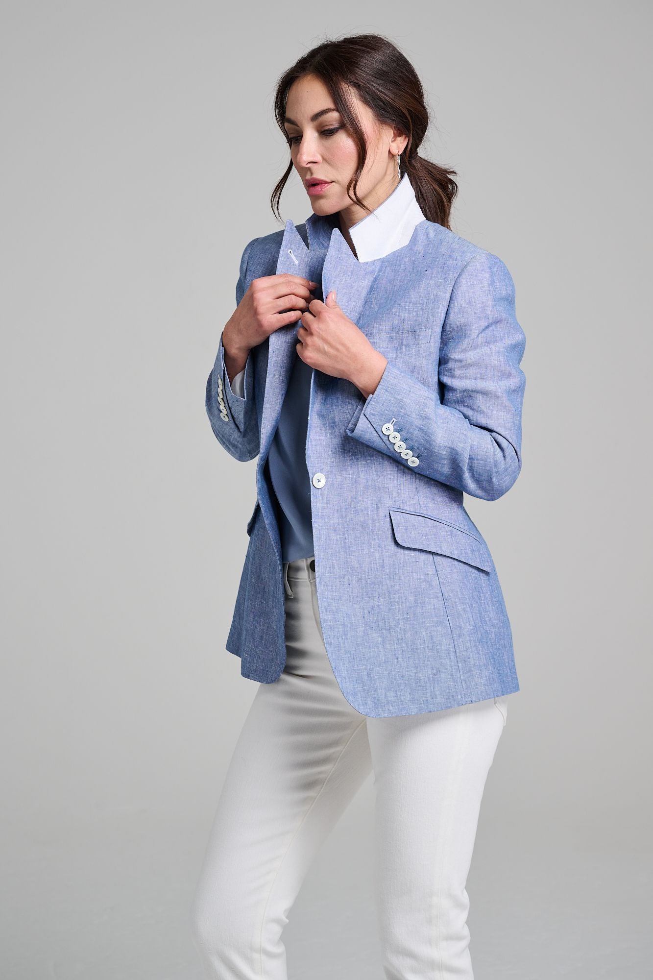 14SS visvim GANSU BLAZER CHAMBRAY jacket 3 Blazer - Sicilian Blue