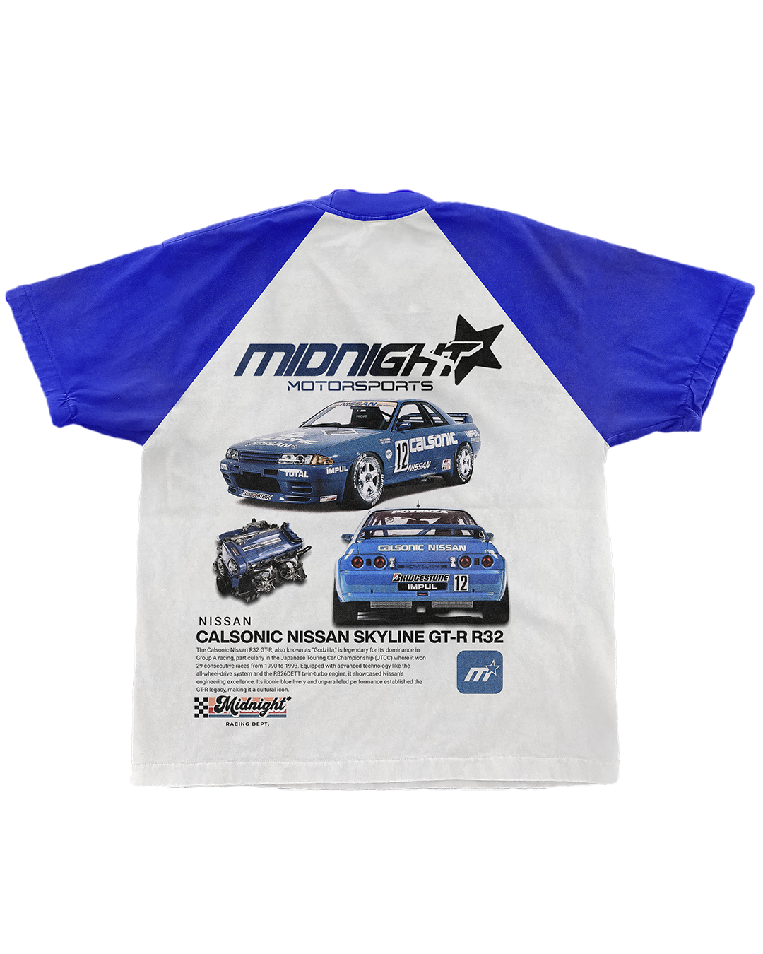 Calsonic R32 GTR Tee – MidnightSokudo
