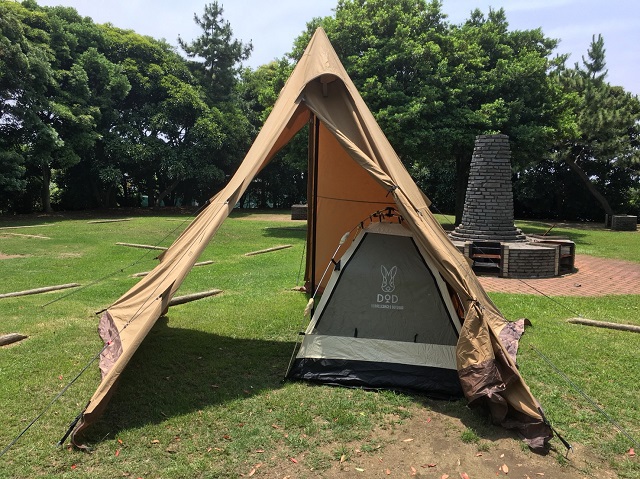 サーカスTCにDODカンガルーテントSを入れてみた | ファミリーキャンピング