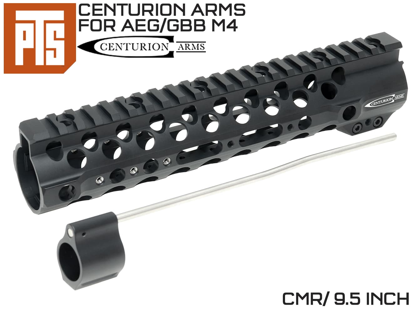 正規品】PTS Centurion Arms CMR M-LOKレール for M4 [サイズ：13.5