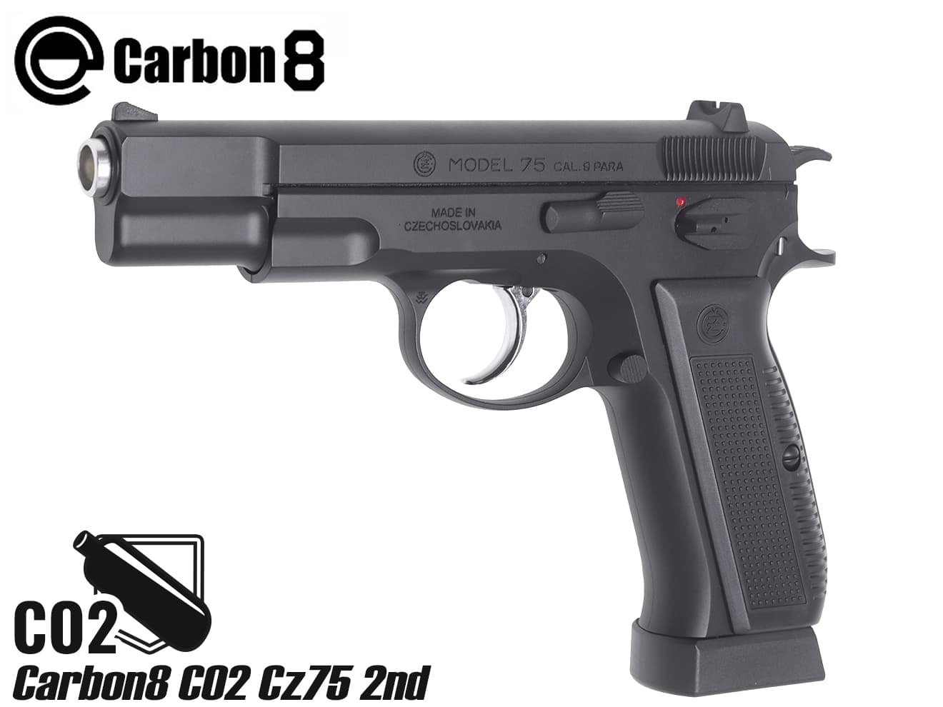 Carbon8 CO2 ガスブローバック Cz75 2nd バージョン | ミリタリー