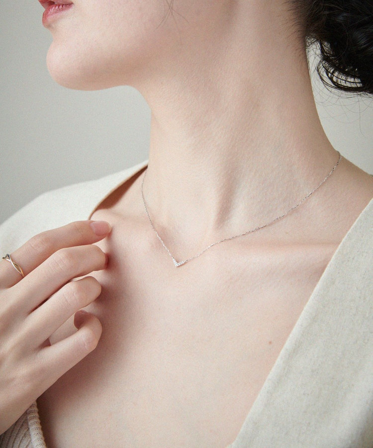 レイヤード] K10WG ダイヤモンド ネックレス（761732） ｜ women