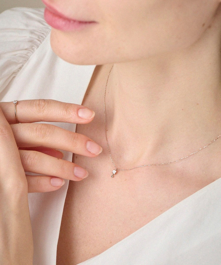 K10MPG ミストピンク ホワイトトパーズ/ブラウンダイヤモンド